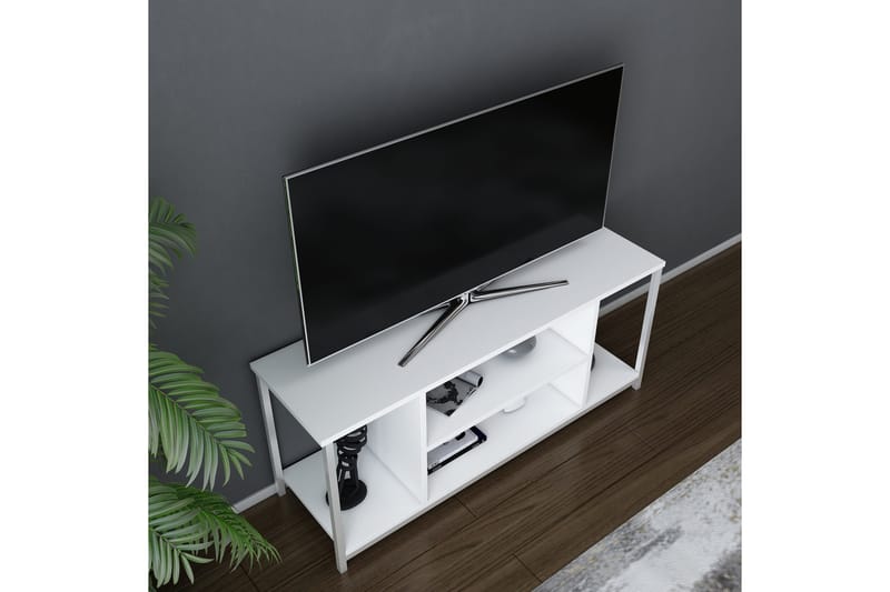 Andifli Tv-benk 120x50,8 cm - Hvit - Møbler - Mediamøbel & tv møbel - TV-benk & mediabenk