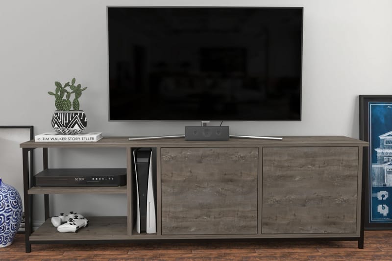 Andifli Tv-benk 160x50,8 cm - Svart - Møbler - Mediamøbel & tv møbel - TV-benk & mediabenk