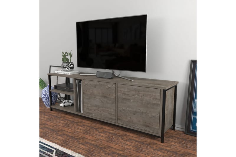 Andifli Tv-benk 160x50,8 cm - Svart - Møbler - Mediamøbel & tv møbel - TV-benk & mediabenk