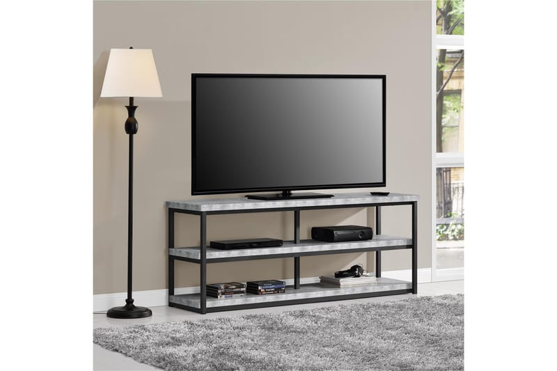 Ashlar Tv-benk 160x41,9 cm Lysegrå - Dorel Home - Møbler - Mediamøbel & tv møbel - TV-benk & mediabenk
