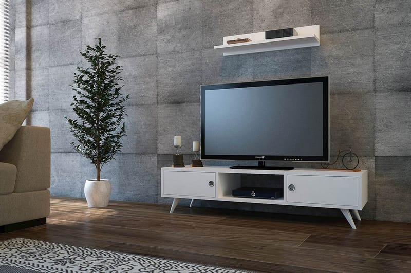 Aspen TV-benk - Homemania - Oppbevaring - Klesoppbevaring - Garderober & garderobesystem