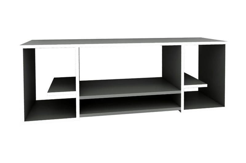 Bichin Tv-benk 120 cm - Antrasitt/Hvit - Møbler - Mediamøbel & tv møbel - TV-benk & mediabenk
