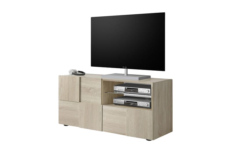 Dama TV-benk 121 cm - Samoa Eik/Tre - Møbler - Medie- & TV-møbler - TV-benk & mediabenk