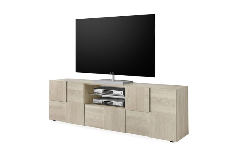 Dama TV-benk 181 cm Stor - Samoa Eik/Tre - Møbler - Mediamøbel & tv møbel - TV-benk & mediabenk