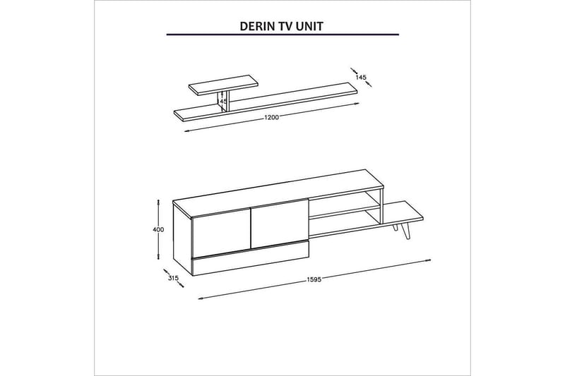 Derin TV-benk - Homemania - Møbler - Medie- & TV-møbler - TV-benk & mediabenk