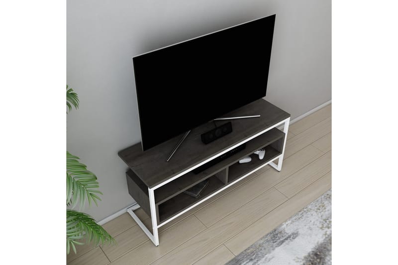 Desgrar Tv-benk 110x49,9 cm - Hvit - Møbler - Mediamøbel & tv møbel - TV-benk & mediabenk