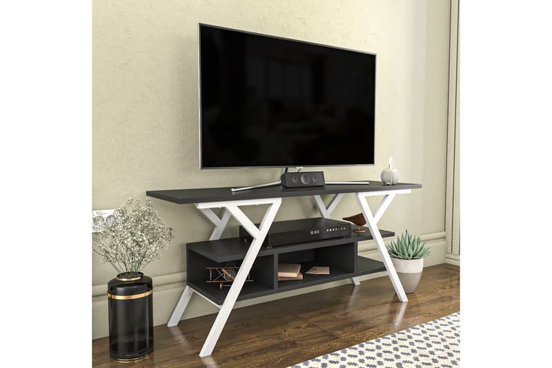 Desgrar Tv-benk 120x55 cm - Hvit - Møbler - Mediamøbel & tv møbel - TV-benk & mediabenk