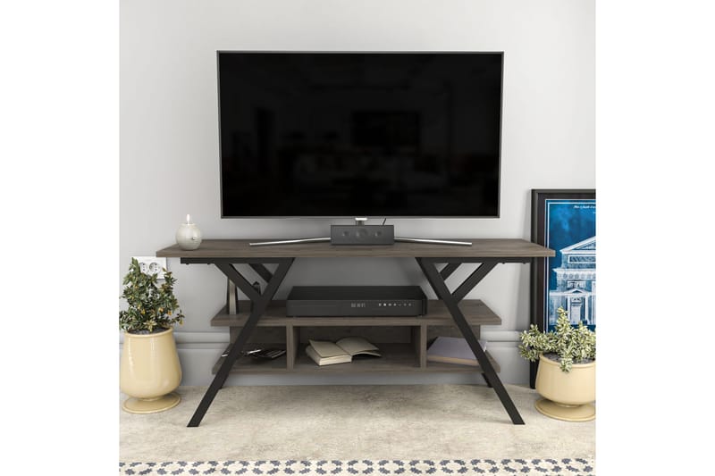 Desgrar Tv-benk 120x55 cm - Svart - Møbler - Mediamøbel & tv møbel - TV-benk & mediabenk