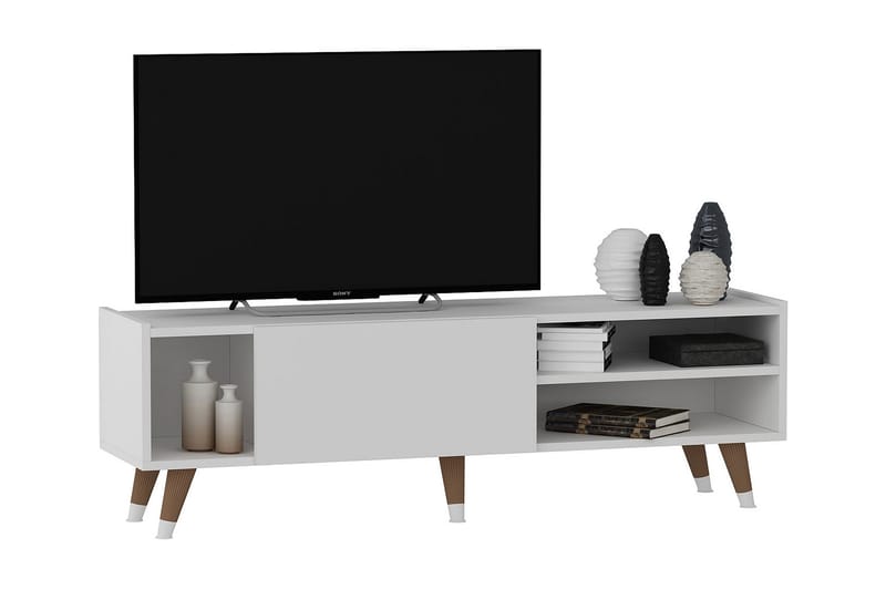 Desgrar Tv-benk 140x45 cm - Hvit - Møbler - Mediamøbel & tv møbel - TV-benk & mediabenk