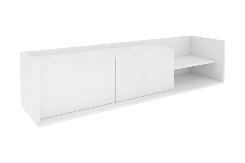 Desgrar Tv-benk 160x36,8 cm - Hvit - Møbler - Mediamøbel & tv møbel - TV-benk & mediabenk