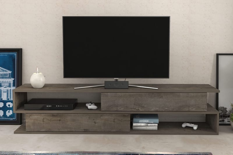 Desgrar Tv-benk 160x38,6 cm - Grå - Møbler - Mediamøbel & tv møbel - TV-benk & mediabenk