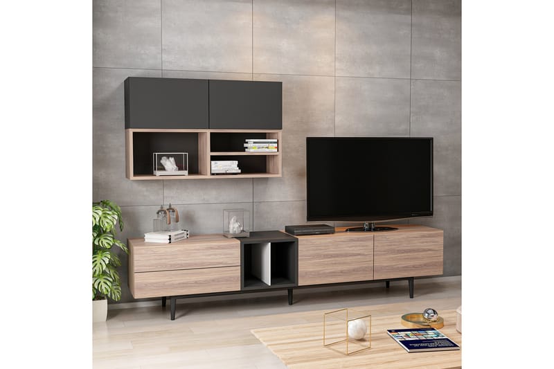 Diany TV-benk 195 cm - Homemania - Møbler - Mediamøbel & tv møbel - TV-møbelsett