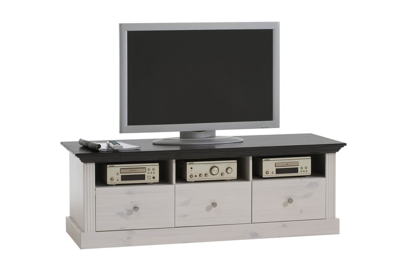 Dorsey TV-benk 145 cm - Whitewash - Møbler - Medie- & TV-møbler - TV-benk & mediabenk