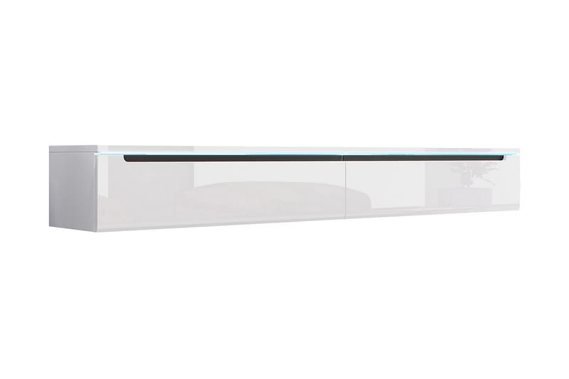 Duna TV-benk 180x33x24 cm - Hvit/Gul - Møbler - Bord - Spisebord & kjøkkenbord