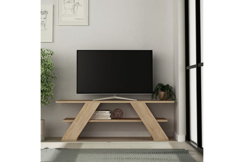 Homitis TV-benk 120 cm - Eik - Møbler - Mediamøbel & tv møbel - TV-benk & mediabenk