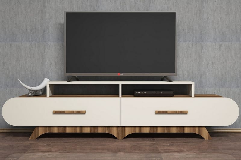 Hovdane TV-Benk 205 cm - Brun - Møbler - Medie- & TV-møbler - TV-benk & mediabenk
