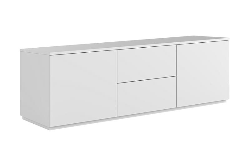 Kolesar TV-benk 2 Skuffer - Hvit - Oppbevaring - Oppbevaringsmøbler - Sideboard & skjenker