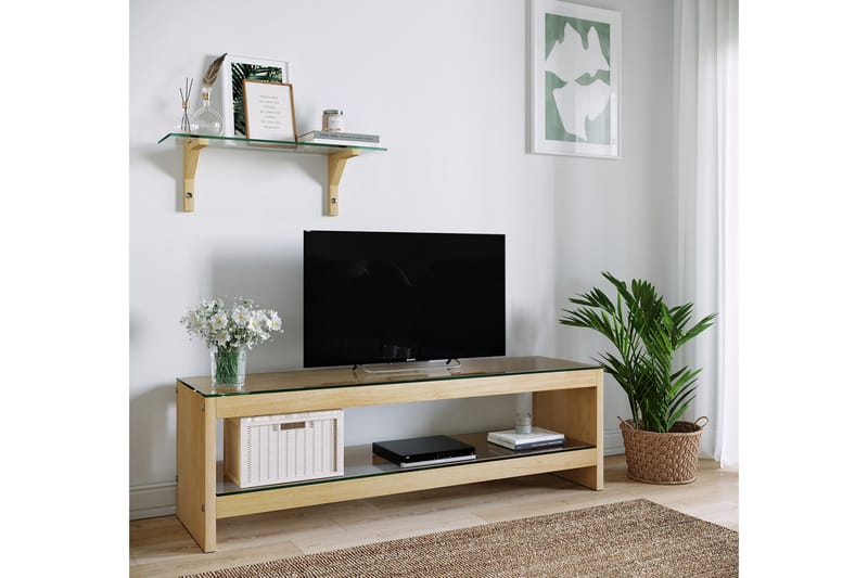 Malmby TV-møbelsett - Brun - Møbler - Medie- & TV-møbler - TV-benk & mediabenk