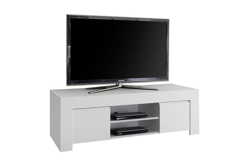 Midas TV-benk 138 cm - Hvit - Møbler - Medie- & TV-møbler - TV-benk & mediabenk