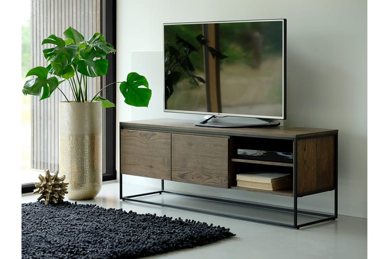 Norwey Tv-benk 155 cm - Brun - Møbler - Mediamøbel & tv møbel - TV-benk & mediabenk
