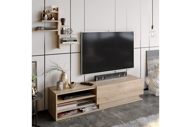 Rinorea Tv-benk 150x36 cm - Blå - Møbler - Mediamøbel & tv møbel - TV-benk & mediabenk