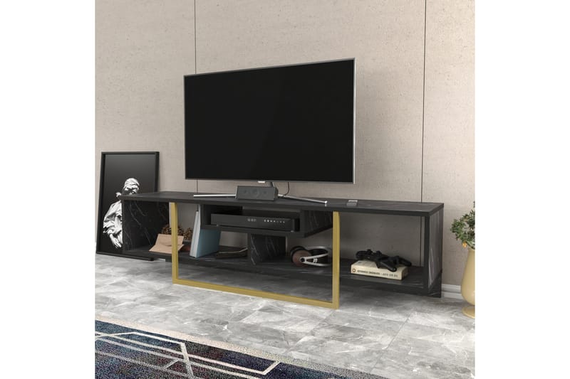 Rinorea Tv-benk 150x40 cm - Svart - Møbler - Mediamøbel & tv møbel - TV-benk & mediabenk
