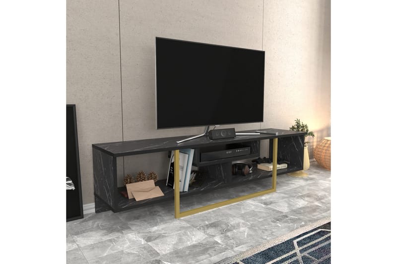 Rinorea Tv-benk 150x40 cm - Svart - Møbler - Mediamøbel & tv møbel - TV-benk & mediabenk