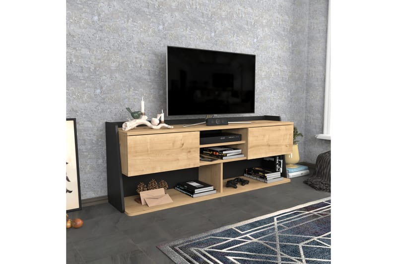 Rinorea Tv-benk 160x59 cm - Blå - Møbler - Mediamøbel & tv møbel - TV-benk & mediabenk
