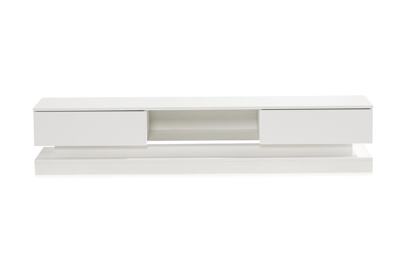 Sibbared TV-benk 180 cm LED-belysning - Hvit - Møbler - Medie- & TV-møbler - TV-benk & mediabenk