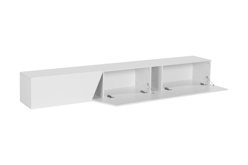 Stocken Tv-benk 240 cm LED-belysning - Hvit - Møbler - Mediamøbel & tv møbel - TV-benk & mediabenk