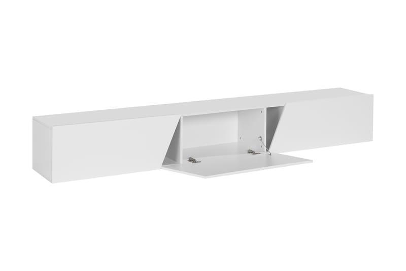 Stocken Tv-benk 240 cm LED-belysning - Hvit - Møbler - Mediamøbel & tv møbel - TV-benk & mediabenk