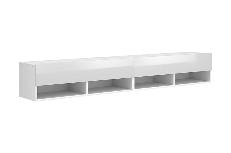 Synuki Tv-benk 280 cm - Hvit - Møbler - Medie- & TV-møbler - TV-benk & mediabenk