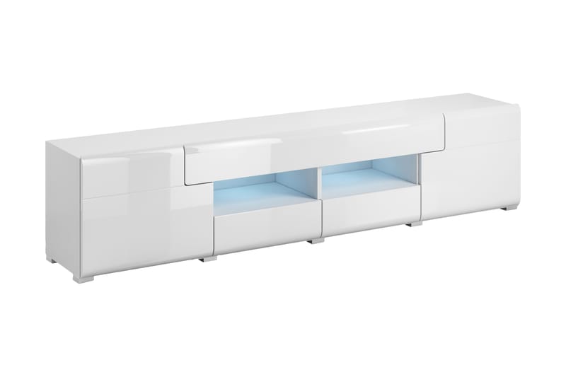 Toreno Tv-benk 208 cm - Hvit - Møbler - Bord - Avlastningsbord - Brettbord og småbord