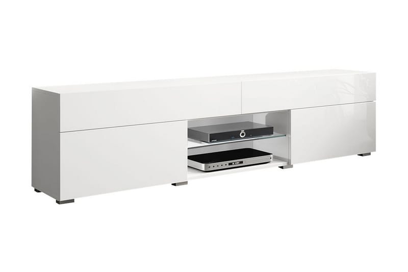 Tv-benk 180x45 cm - Hvit - Oppbevaring - Oppbevaringsmøbler - Kommode