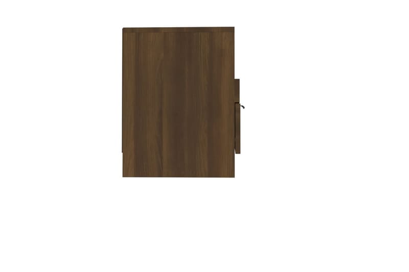 TV-benk brun eik 150x33,5x45 cm konstruert tre - Brun - Møbler - Mediamøbel & tv møbel - TV-benk & mediabenk