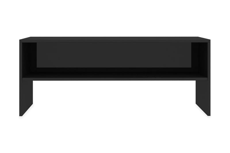 TV-benk høyglans svart 100x40x40 cm sponplate - Svart - Møbler - Bord - Kontorbord - Skrivebord