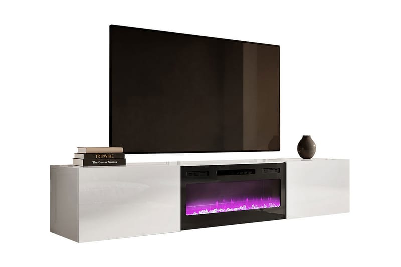 Tv-benk - Hvit - Møbler - Mediamøbel & tv møbel - TV-benk & mediabenk