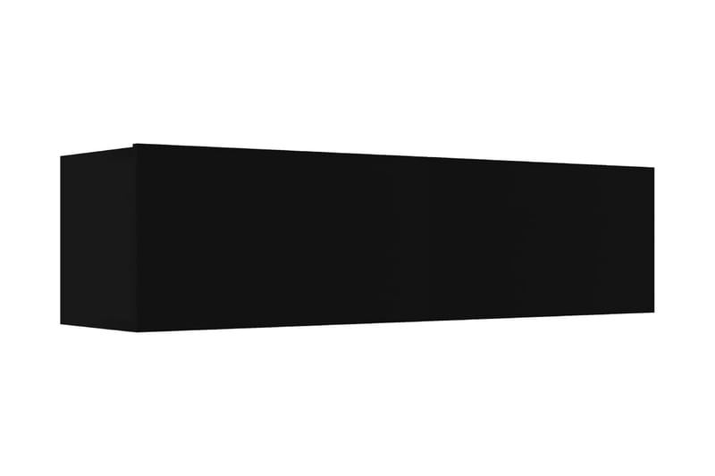 TV-benk svart 120x30x30 cm sponplate - Møbler - Mediamøbel & tv møbel - TV-benk & mediabenk