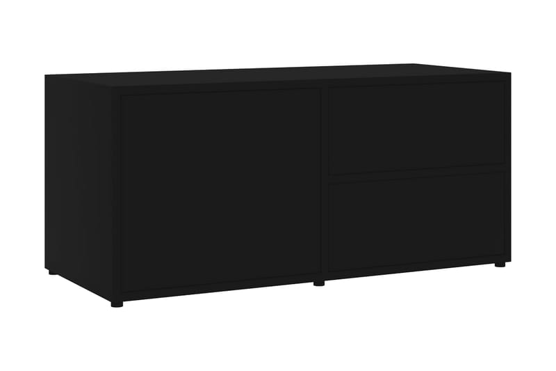 TV-benk svart 80x34x36 cm sponplate - Svart - Møbler - Bord - Sofabord