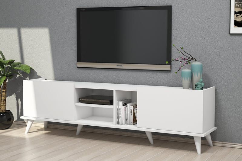 TV Stand Hvit - Møbler - Medie- & TV-møbler - TV-benk & mediabenk