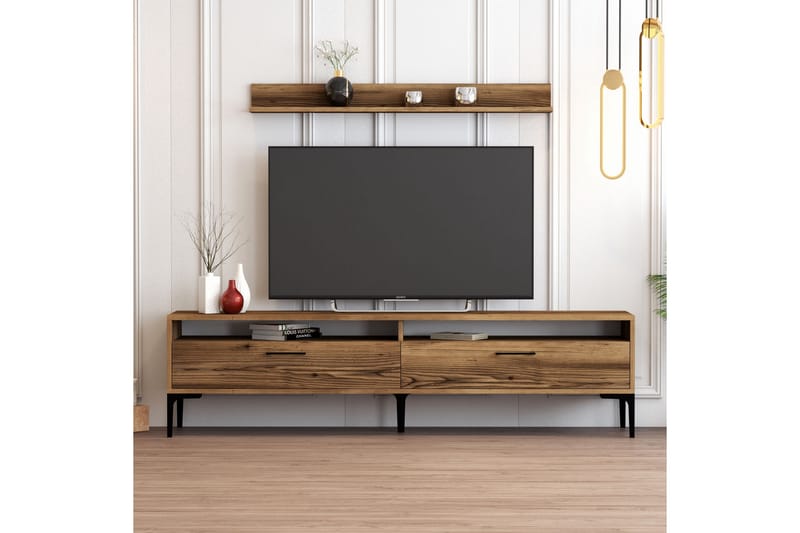 Andifli Tv-møbelsett 180x47 cm - Brun - Møbler - Mediamøbel & tv møbel - TV-møbelsett