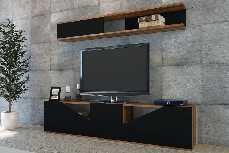 Decorotika TV-benk med Hylle - Møbler - Medie- & TV-møbler - TV-møbelsett
