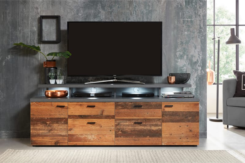 Dominici TV-Møbelsett - Brun - Møbler - Medie- & TV-møbler - TV-møbelsett