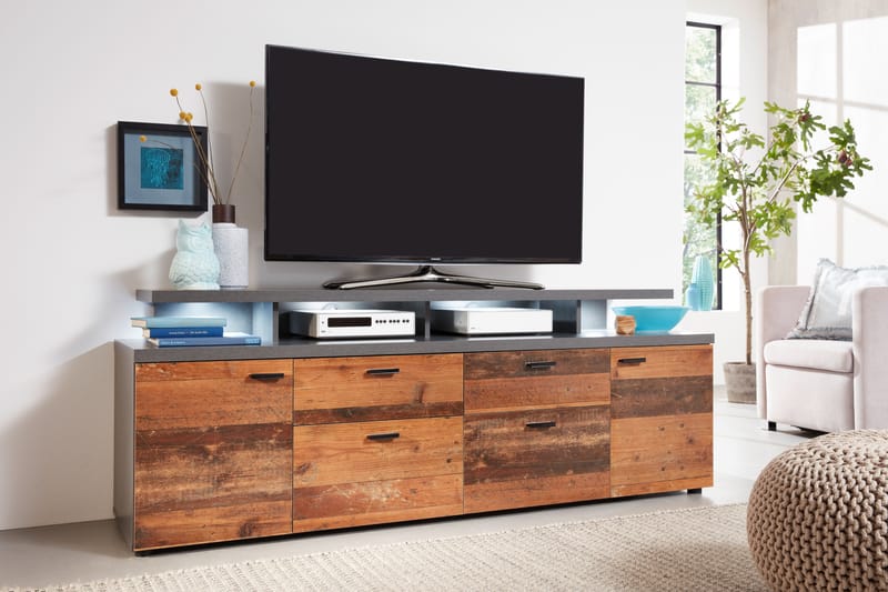 Dominici TV-Møbelsett - Brun - Møbler - Medie- & TV-møbler - TV-møbelsett
