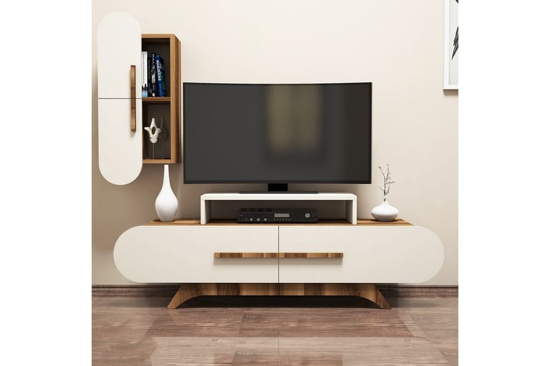 Hovdane TV-Benk 145 cm - Brun - Møbler - Medie- & TV-møbler - TV-møbelsett