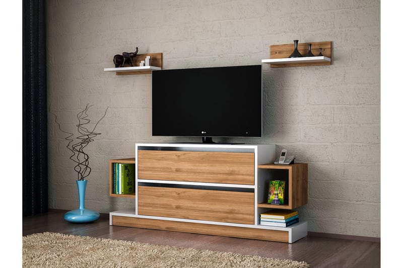 Magnax TV-benk med Vegghylle - Møbler - Mediamøbel & tv møbel - TV-møbelsett
