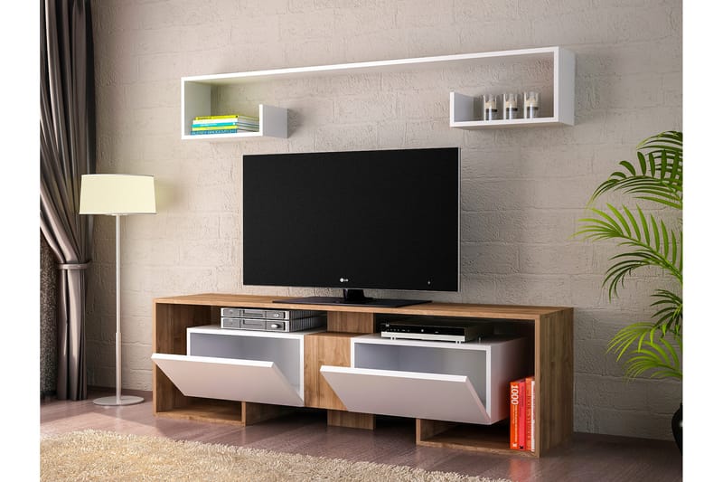 Rosebelle TV-benk med Vegghylle - Møbler - Mediamøbel & tv møbel - TV-møbelsett
