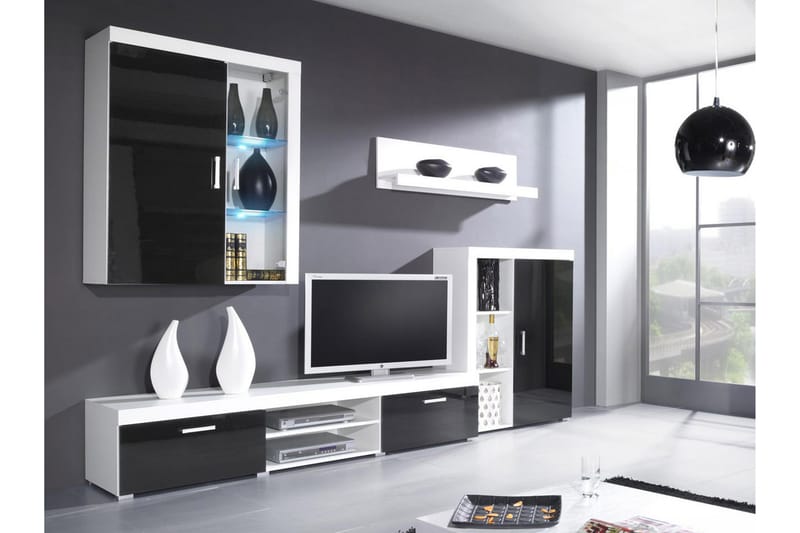 Samba TV-møbelsett - Hvit - Møbler - Mediamøbel & tv møbel - TV-møbelsett
