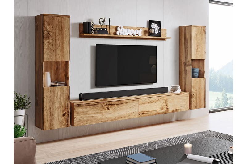 Tv-møbelsett - Natur - Møbler - Medie- & TV-møbler - TV-møbelsett