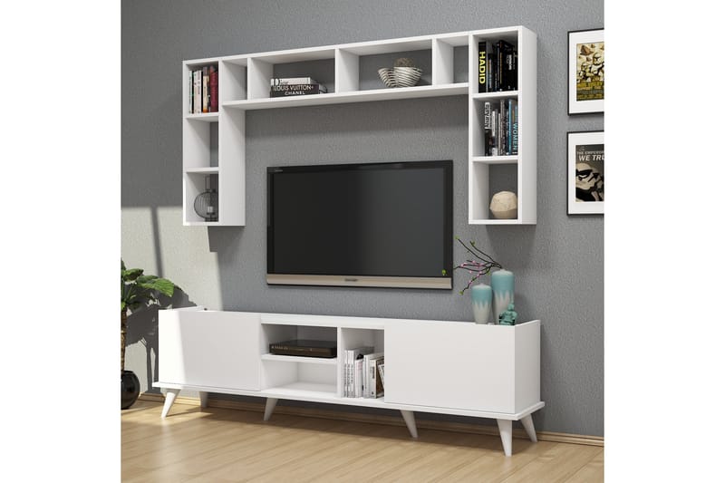 TV Unit Hvit - Møbler - Medie- & TV-møbler - TV-benk & mediabenk